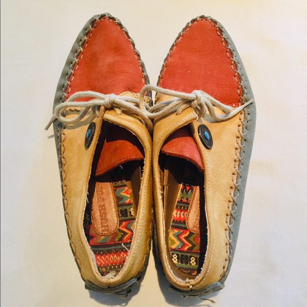 RARE Leather Hushpuppies